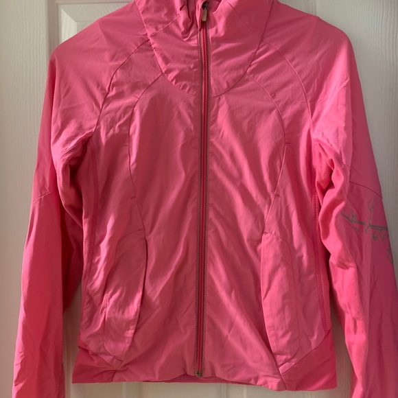 Hot Pink Lululemon Running Jacket - Size 4 - Picture 6 of 7